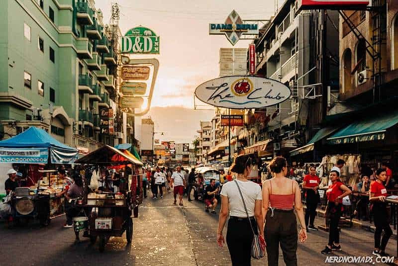 Bangkok's famous Khao San Road