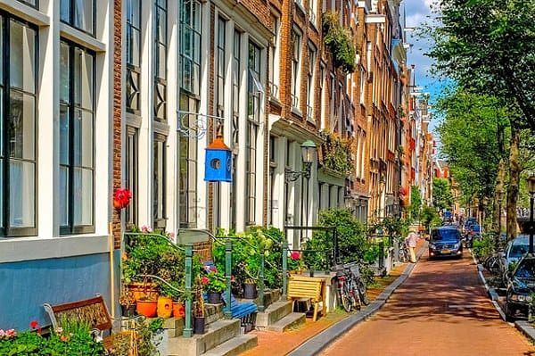 Charming streets of Jordaan, Amsterdam