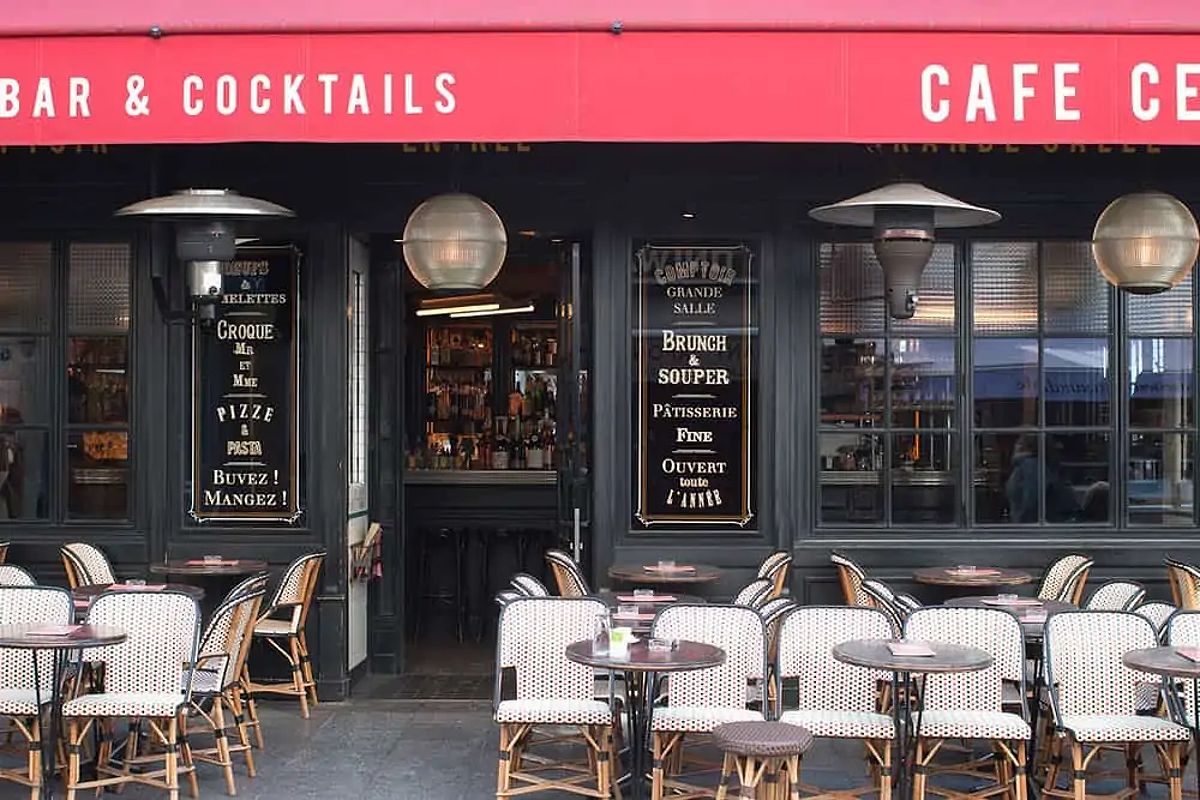 Parisian café culture and people watching