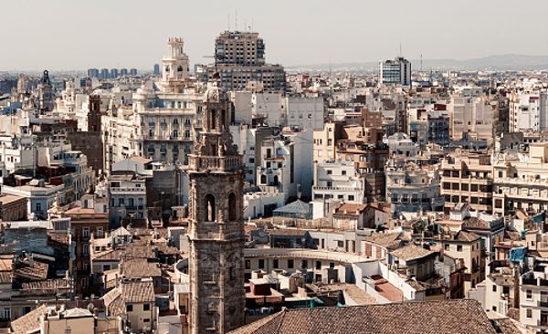 View of a Spanish city