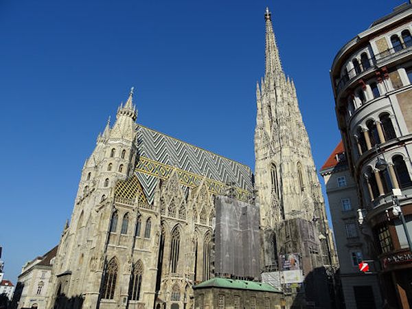 View of Stephansdom and south tower